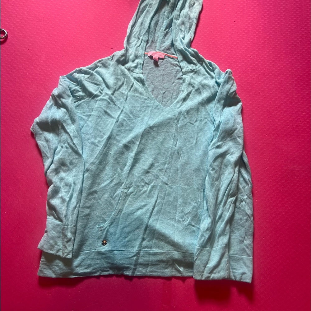 Lilly Pulitzer Light Blue Hoodie